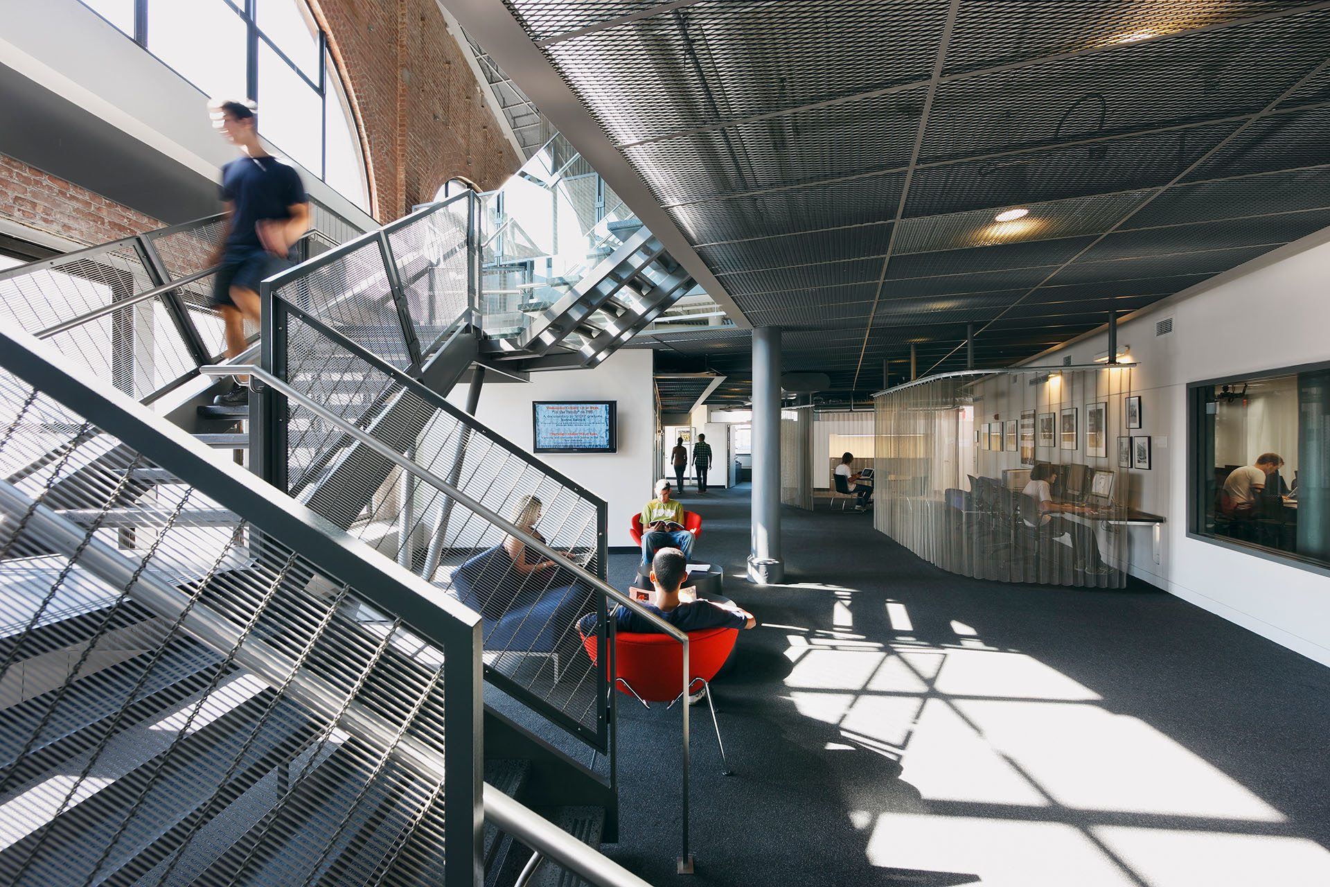 NYU Journalism Interiors, Location: New York NY, Architect: Polshek Partnership.