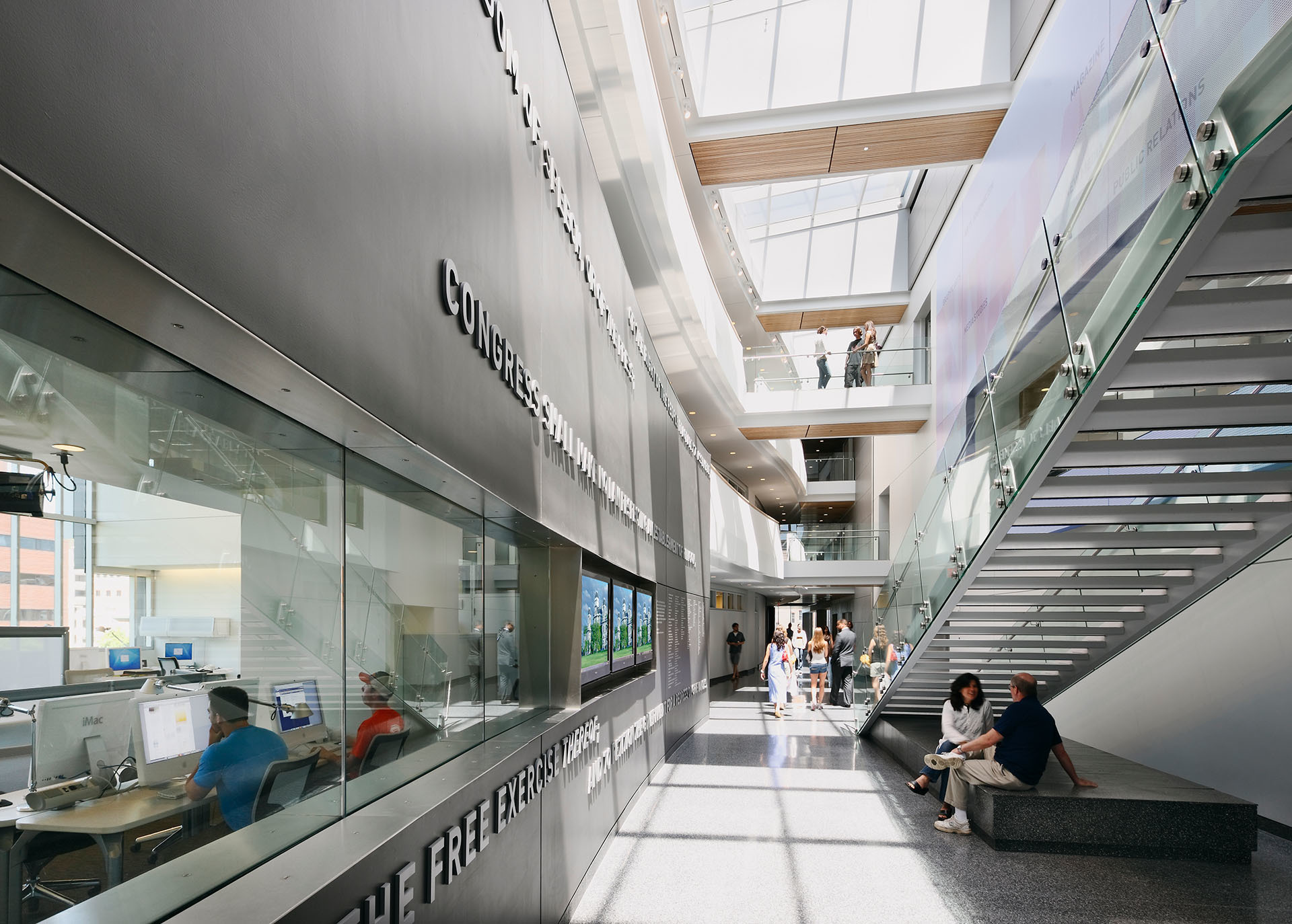 S.I. Newhouse School of Public Communications, Syracuse University, Syracuse, New York, Polshek Partnership Architects