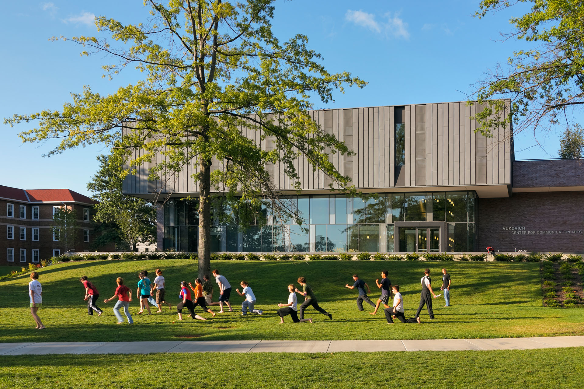 Vukovich Center for Communication Arts, Allegheny College Location: Meadville, Pennsylvania, Architect: Polshek Parnership